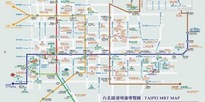 Taipei metro ramani na vivutio